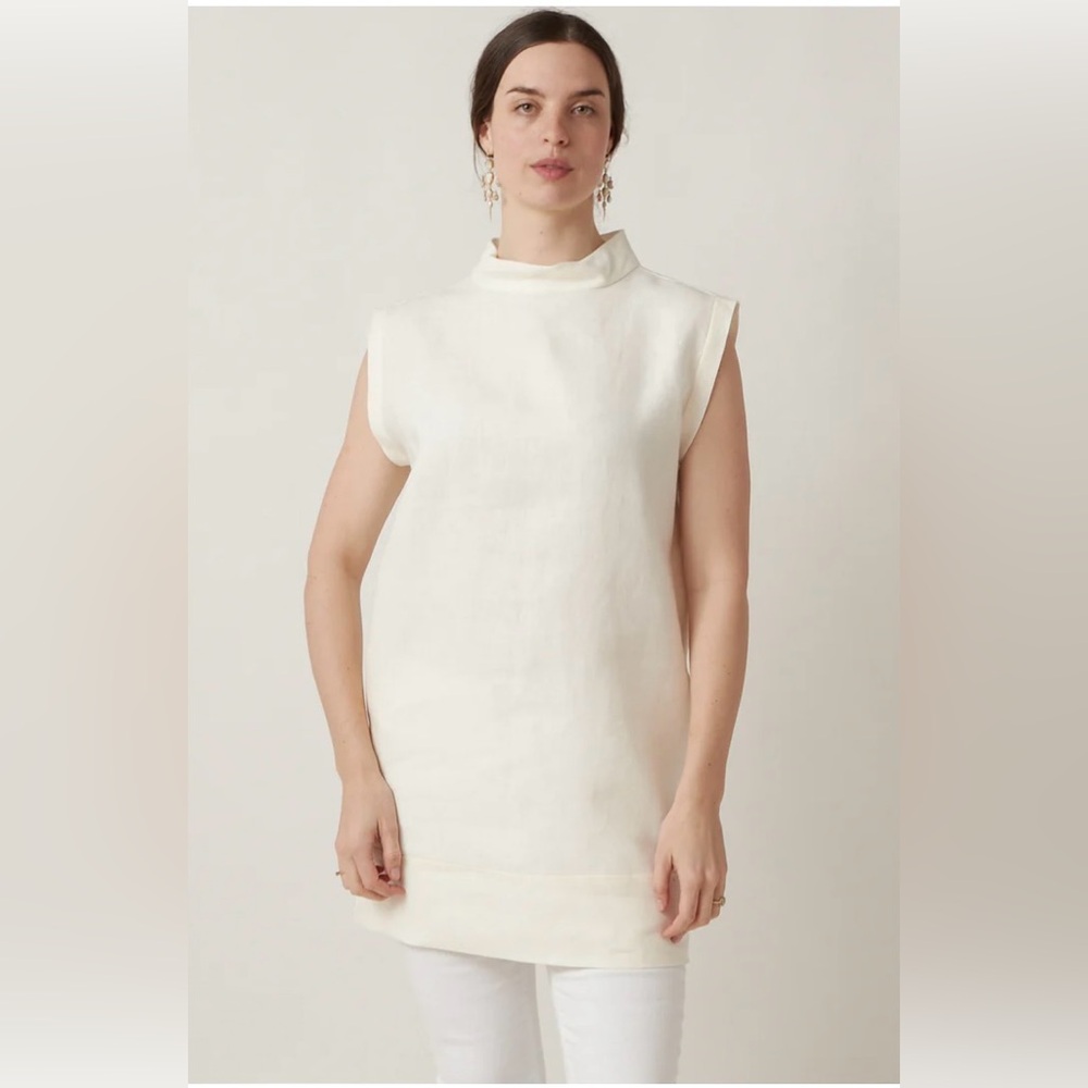 Rachel Comey summer white Ellis mini shift dress tunic